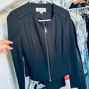 Fashionable Black Calvin Klein Blazer